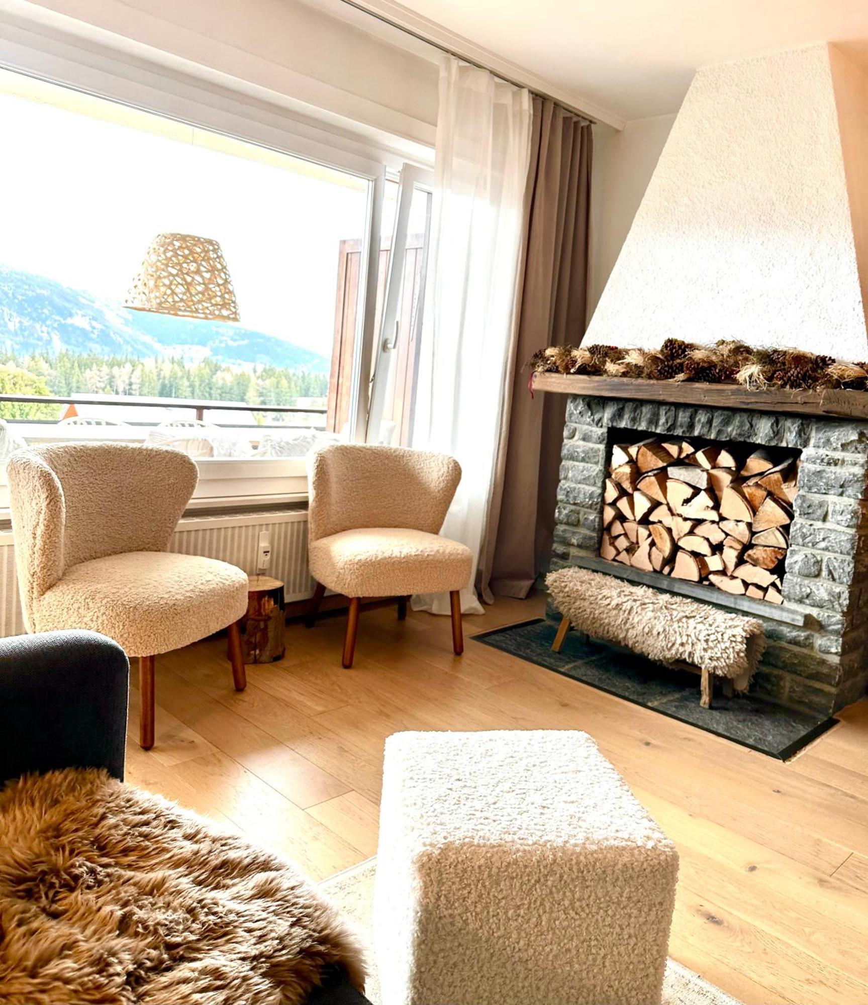 Window On Crans Montana, Appartement Avec Vue Sur Les Alpes エクステリア 写真